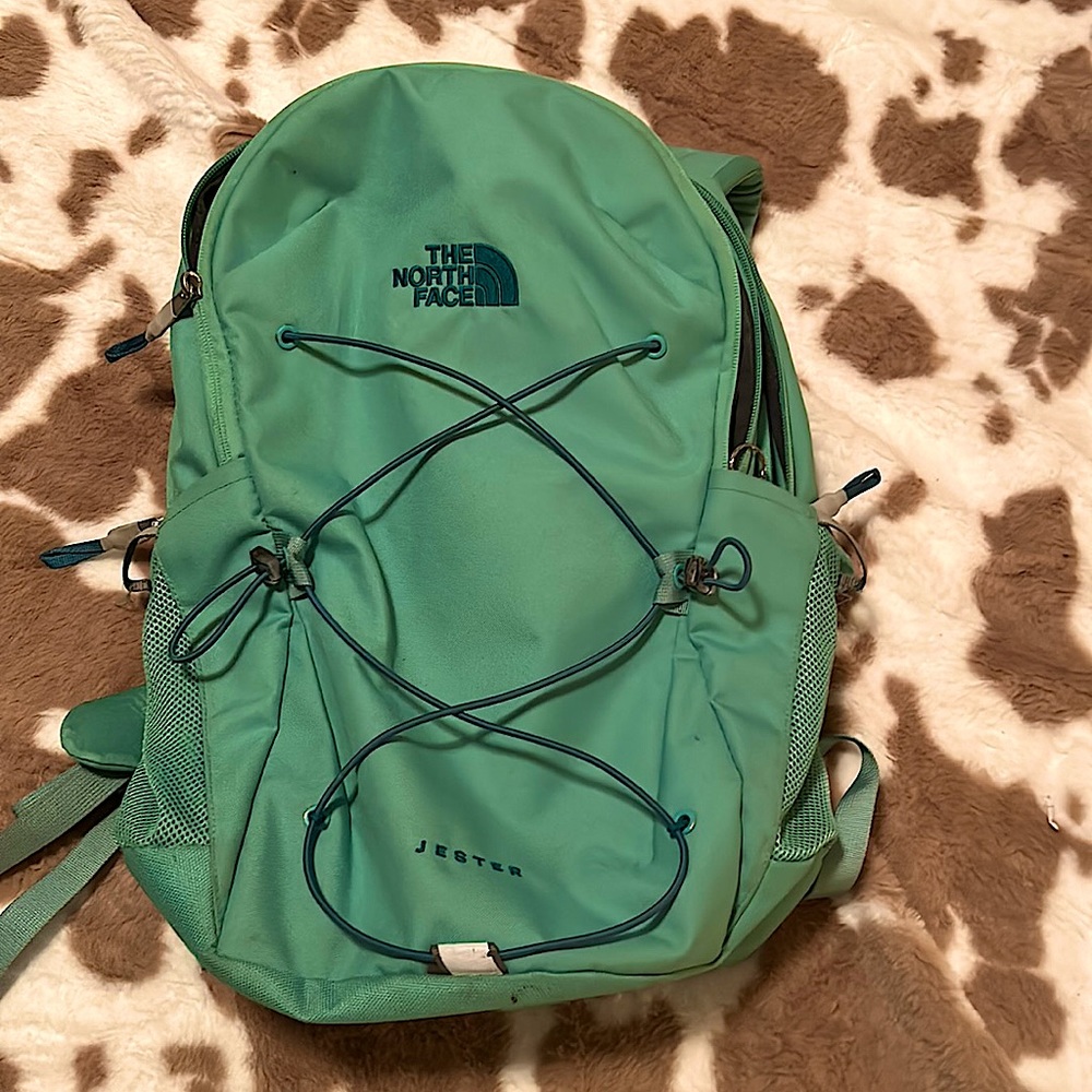 North Face:Jester Luxe backpack color;turquoise